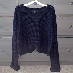Super Comfy Navy Blue Forever 21 knit sweater